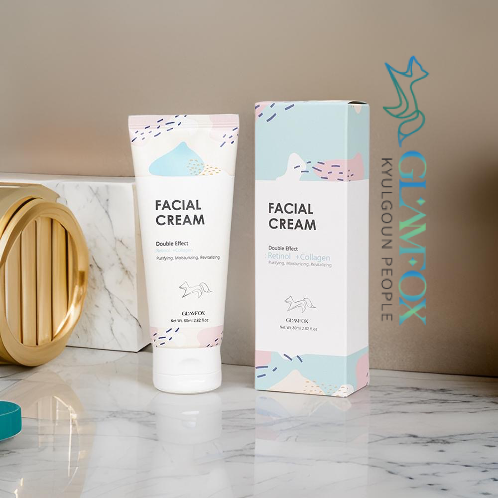 GLAMFOX Cream Double Effect, Retinol & Collagen, 80 ml