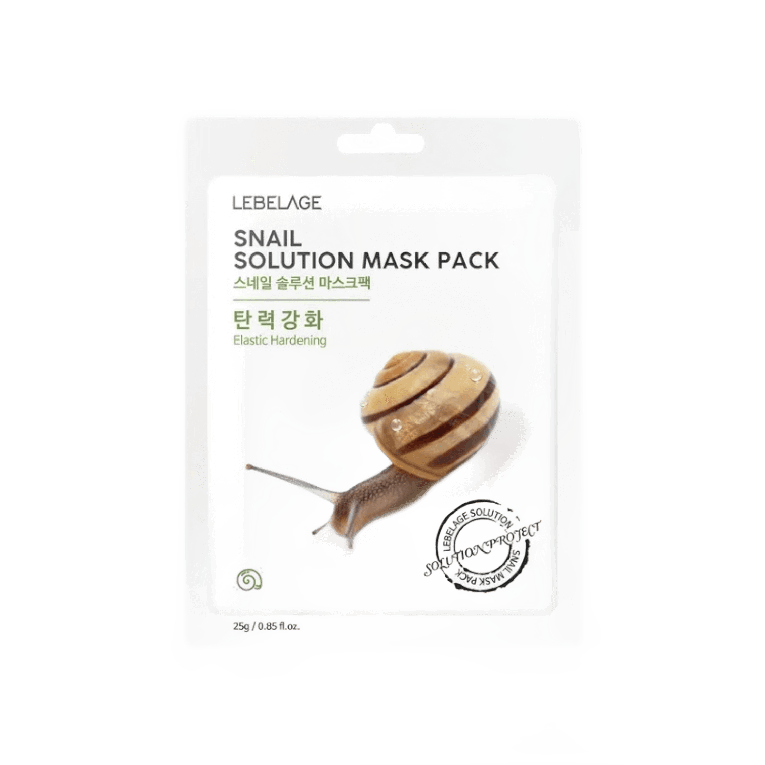 Lebelage maska Snail Solution Mask Pack, 25 g
